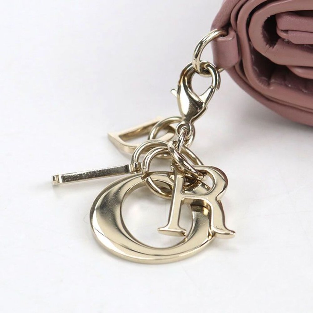 Dior Lotus Wallet Lady Dior Trifold Lambskin Handbag - Picture 7 of 8